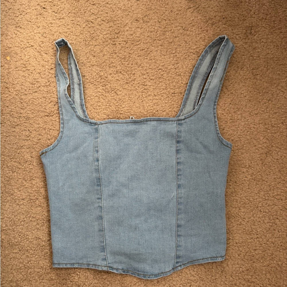 Denim Tank Top
